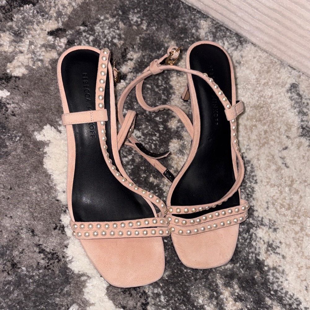 Pastel felt heels